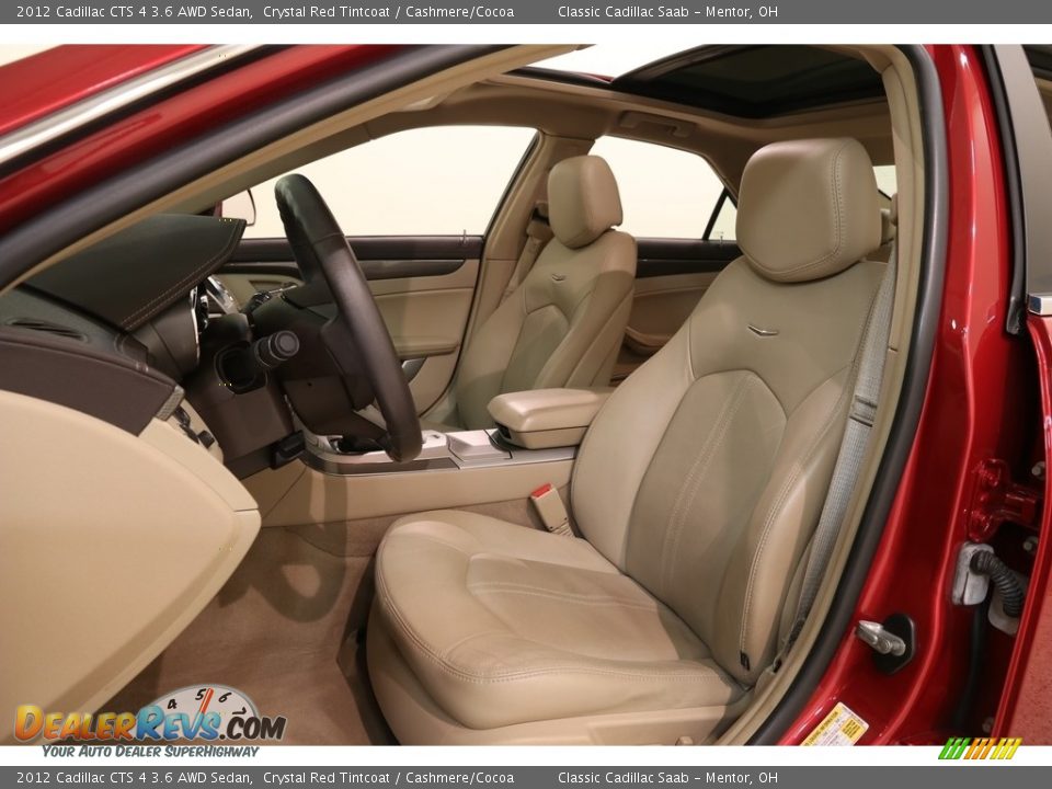 2012 Cadillac CTS 4 3.6 AWD Sedan Crystal Red Tintcoat / Cashmere/Cocoa Photo #5