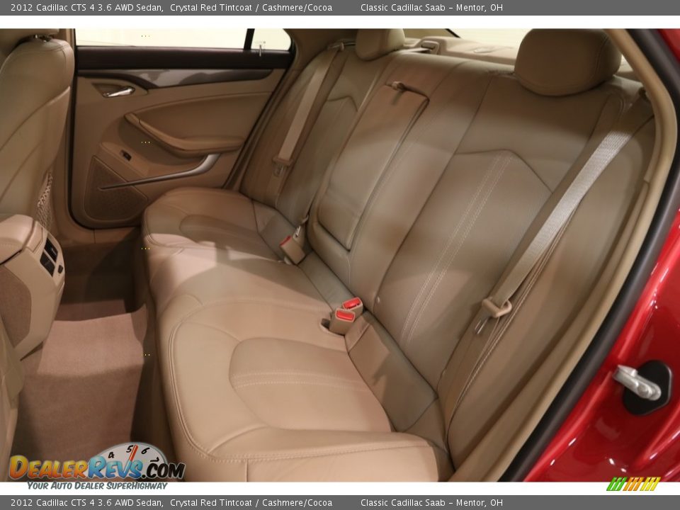 2012 Cadillac CTS 4 3.6 AWD Sedan Crystal Red Tintcoat / Cashmere/Cocoa Photo #14