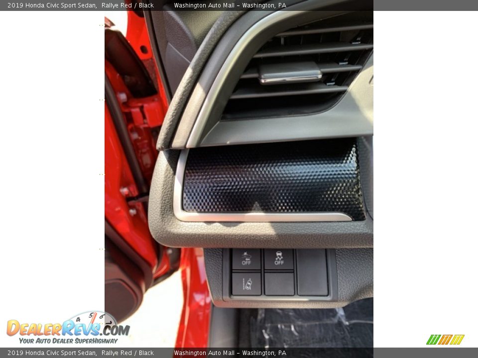 2019 Honda Civic Sport Sedan Rallye Red / Black Photo #10
