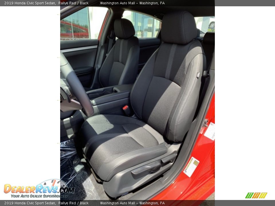 2019 Honda Civic Sport Sedan Rallye Red / Black Photo #12