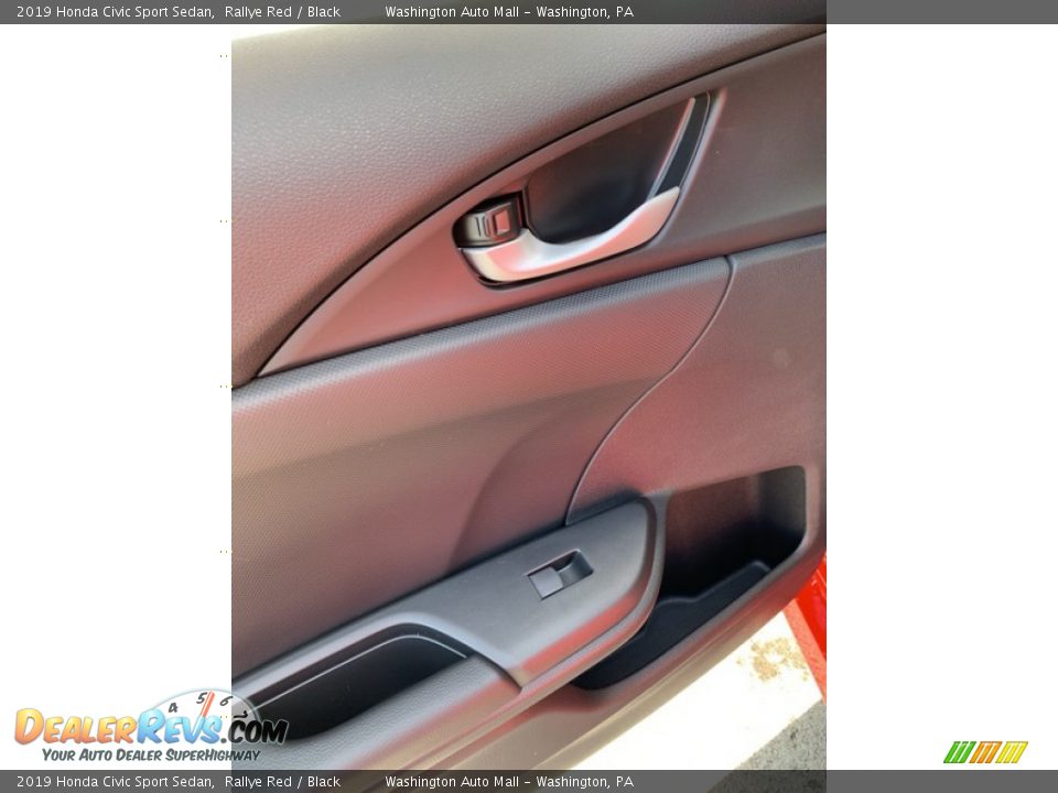 2019 Honda Civic Sport Sedan Rallye Red / Black Photo #17
