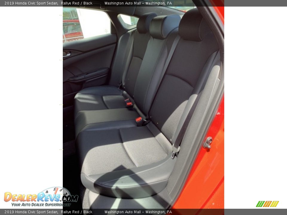 2019 Honda Civic Sport Sedan Rallye Red / Black Photo #18