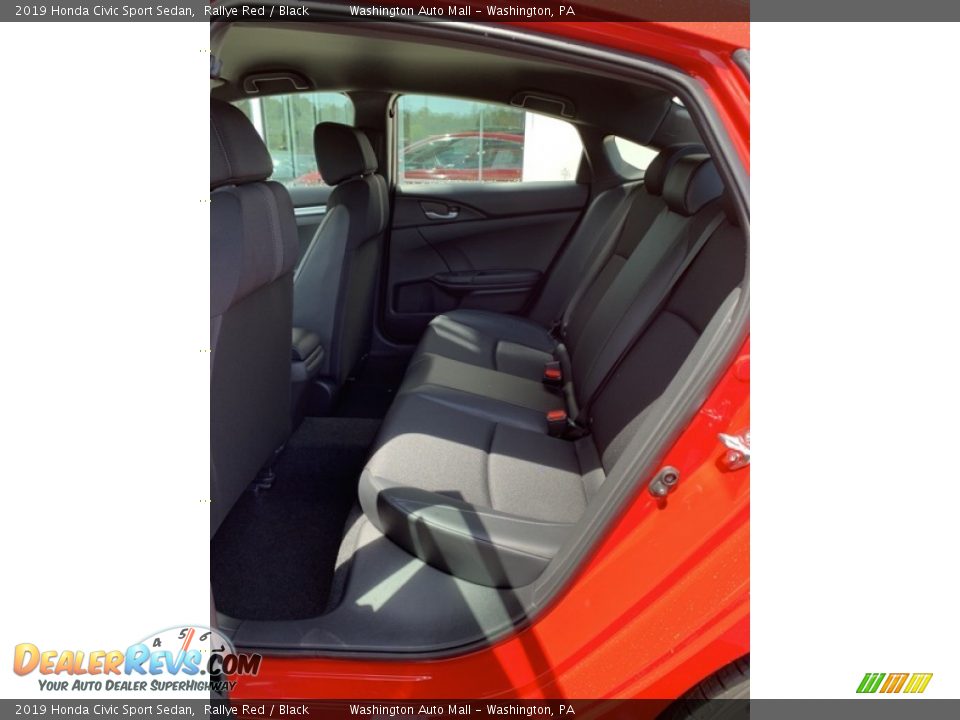 2019 Honda Civic Sport Sedan Rallye Red / Black Photo #19