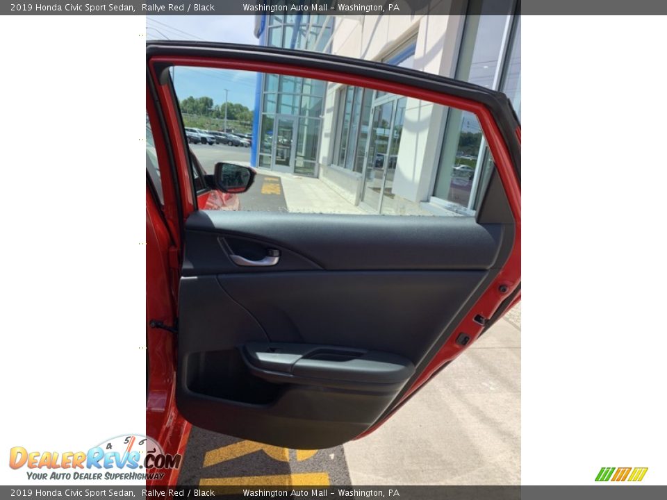 2019 Honda Civic Sport Sedan Rallye Red / Black Photo #23