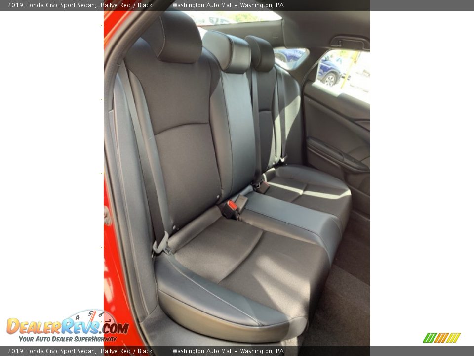 2019 Honda Civic Sport Sedan Rallye Red / Black Photo #24