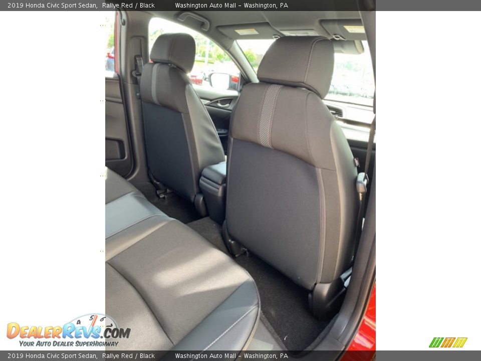 2019 Honda Civic Sport Sedan Rallye Red / Black Photo #25