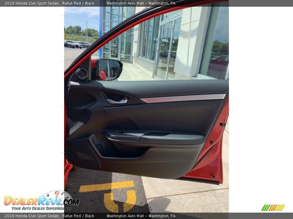 2019 Honda Civic Sport Sedan Rallye Red / Black Photo #26