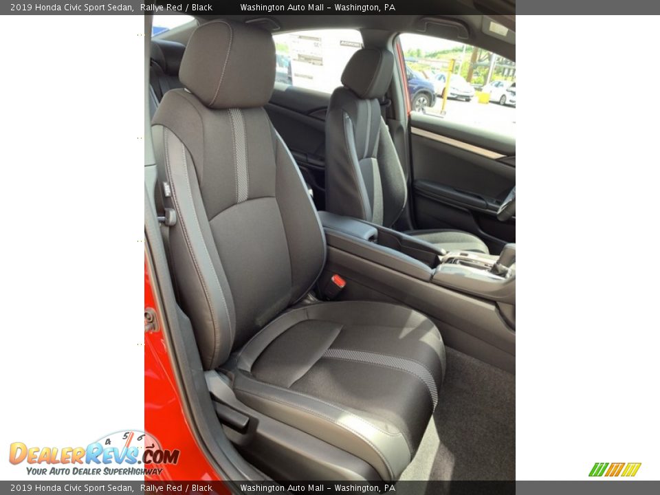 2019 Honda Civic Sport Sedan Rallye Red / Black Photo #27