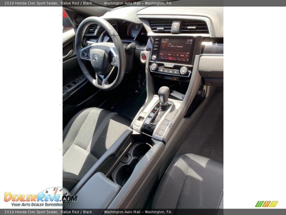 2019 Honda Civic Sport Sedan Rallye Red / Black Photo #28