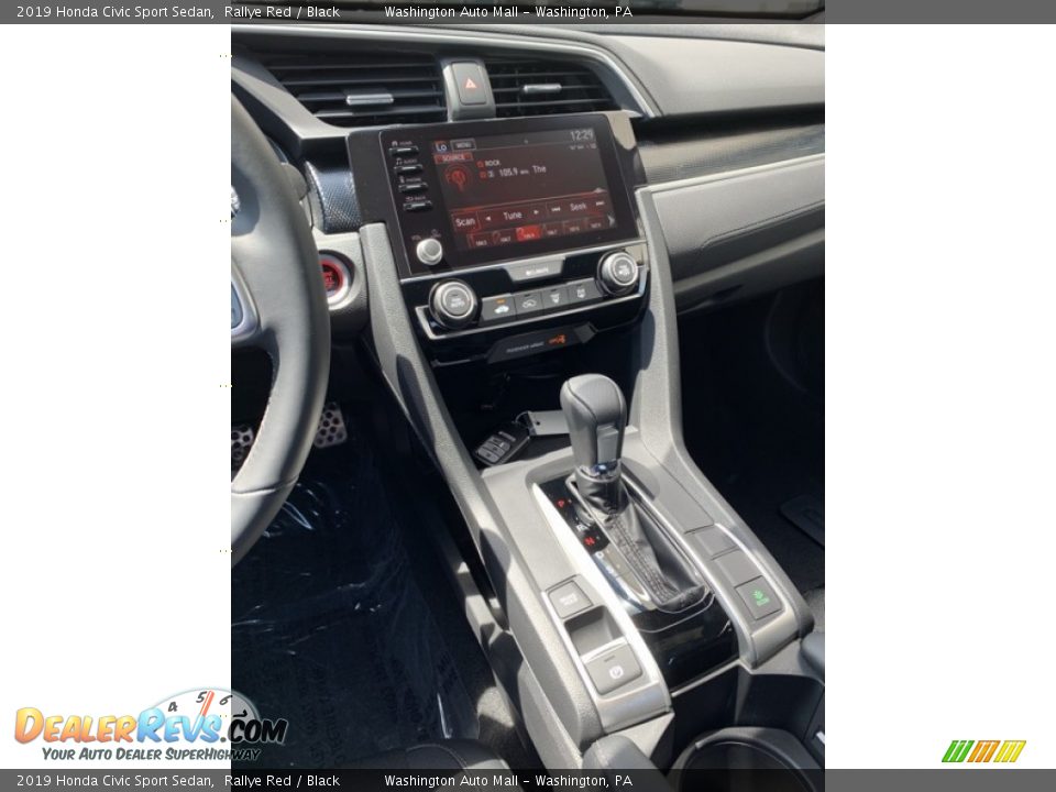 2019 Honda Civic Sport Sedan Rallye Red / Black Photo #31