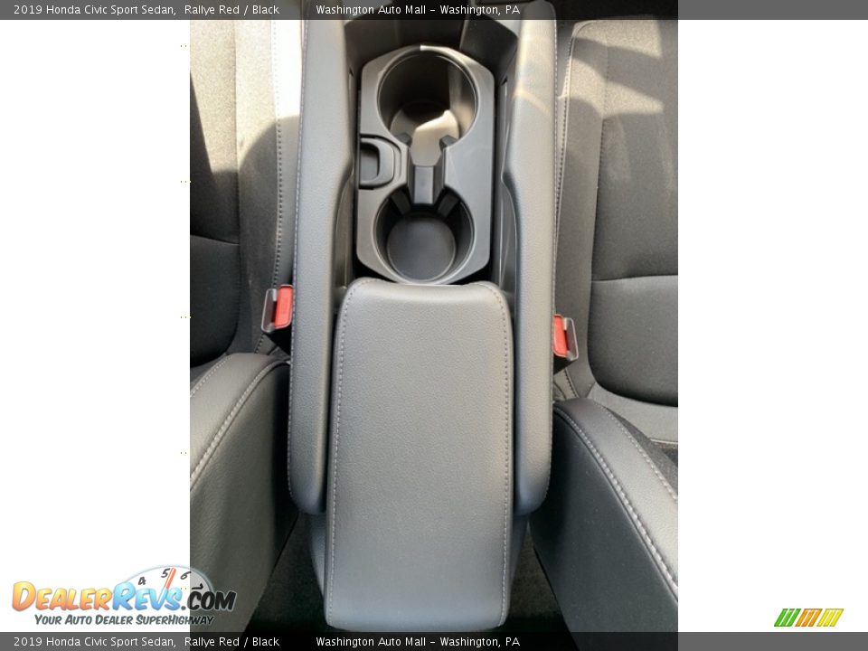 2019 Honda Civic Sport Sedan Rallye Red / Black Photo #34