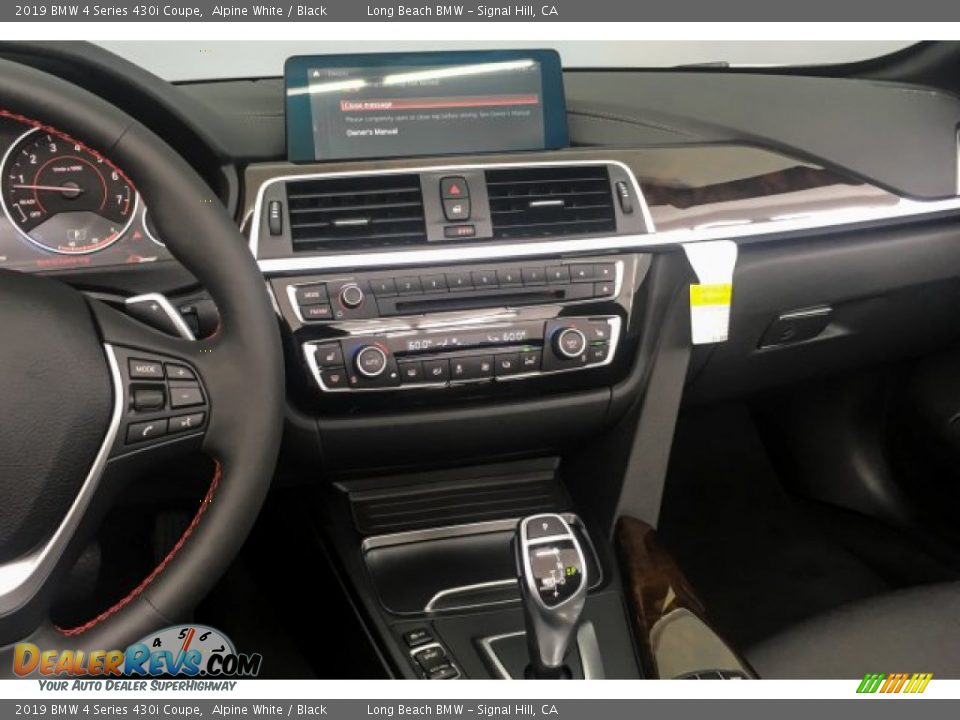 2019 BMW 4 Series 430i Coupe Alpine White / Black Photo #6