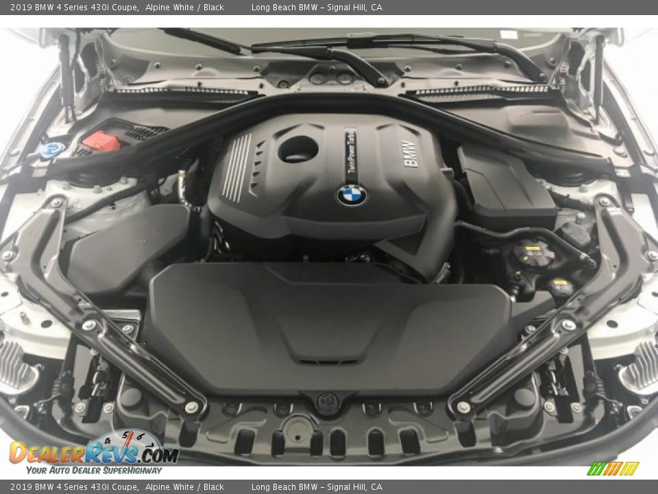 2019 BMW 4 Series 430i Coupe Alpine White / Black Photo #8