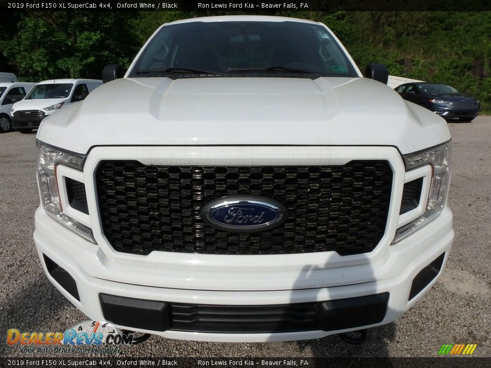 2019 Ford F150 XL SuperCab 4x4 Oxford White / Black Photo #7
