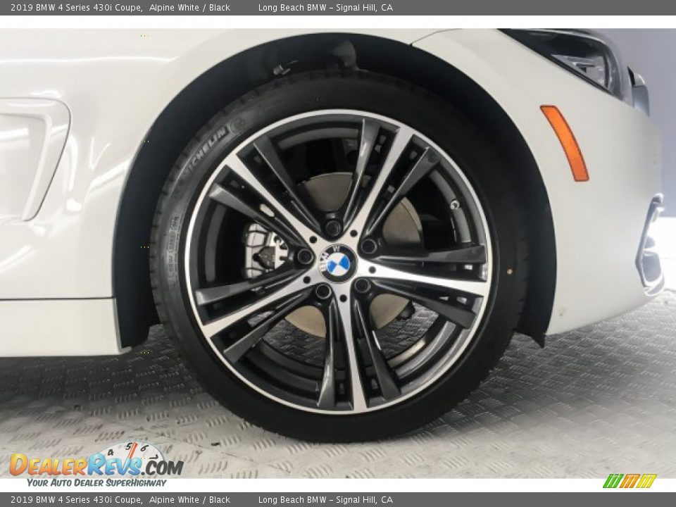 2019 BMW 4 Series 430i Coupe Alpine White / Black Photo #9