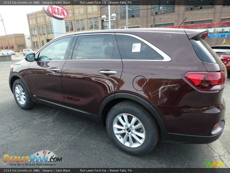 2019 Kia Sorento LX AWD Sangria / Satin Black Photo #5