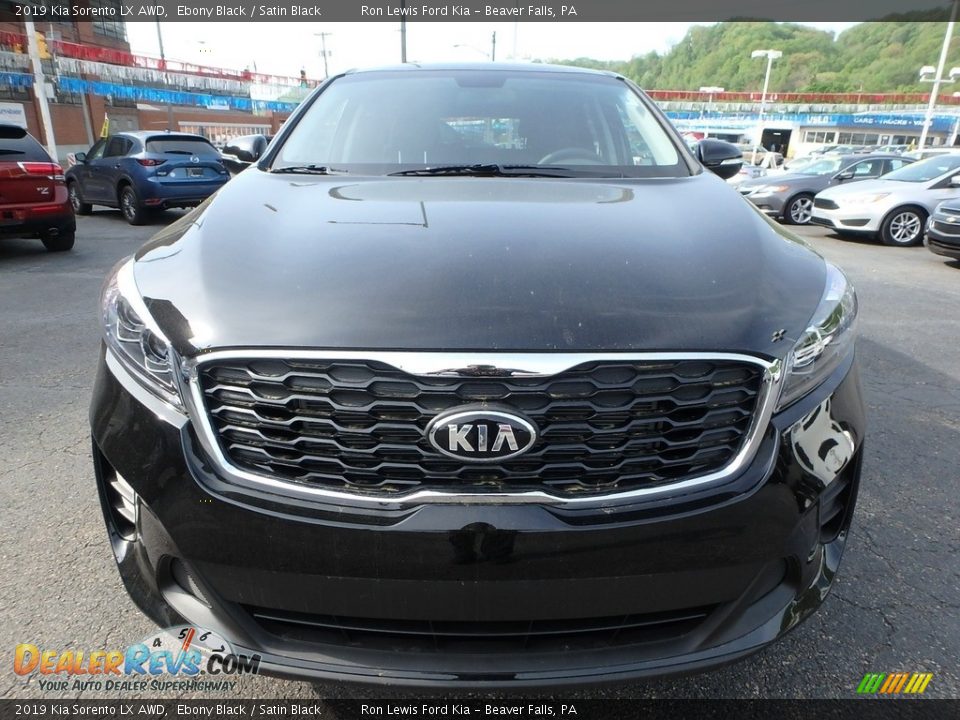 2019 Kia Sorento LX AWD Ebony Black / Satin Black Photo #8