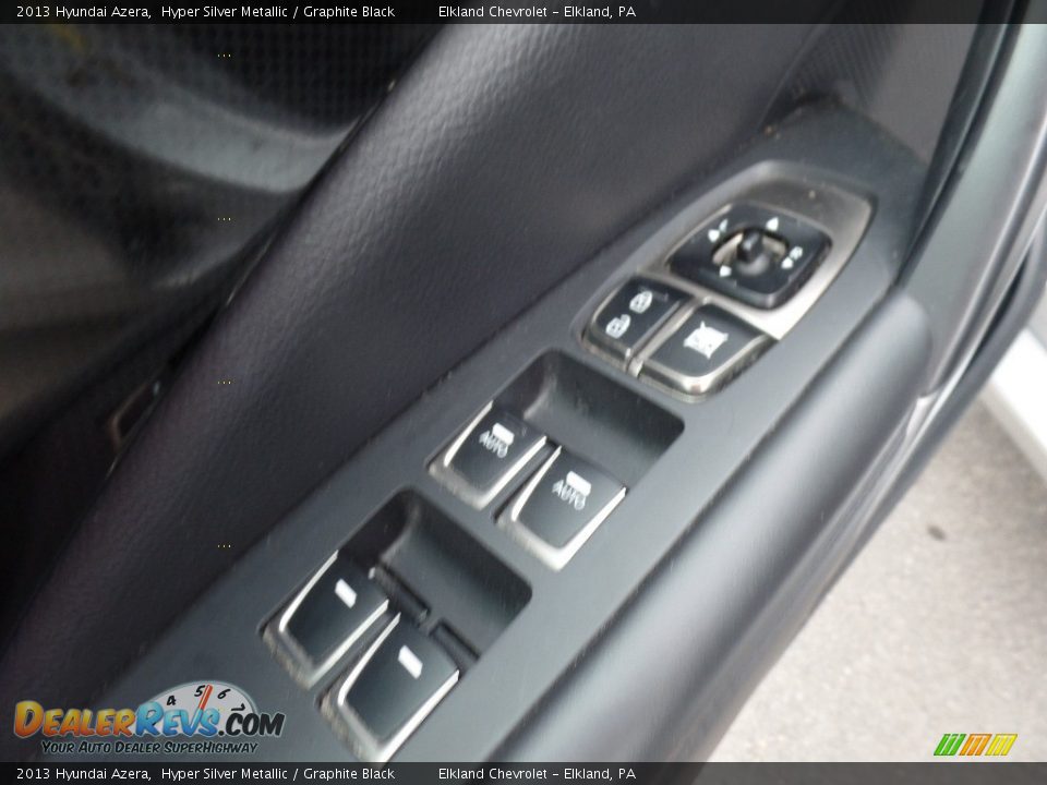 2013 Hyundai Azera Hyper Silver Metallic / Graphite Black Photo #19