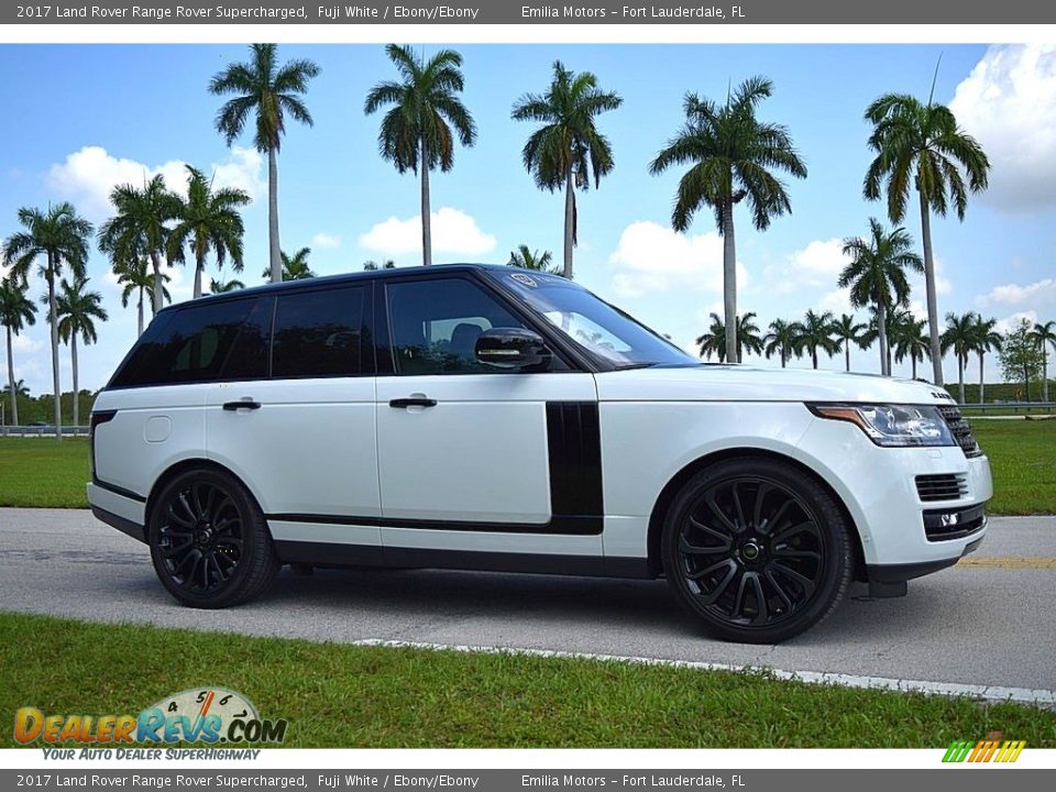 2017 Land Rover Range Rover Supercharged Fuji White / Ebony/Ebony Photo #2