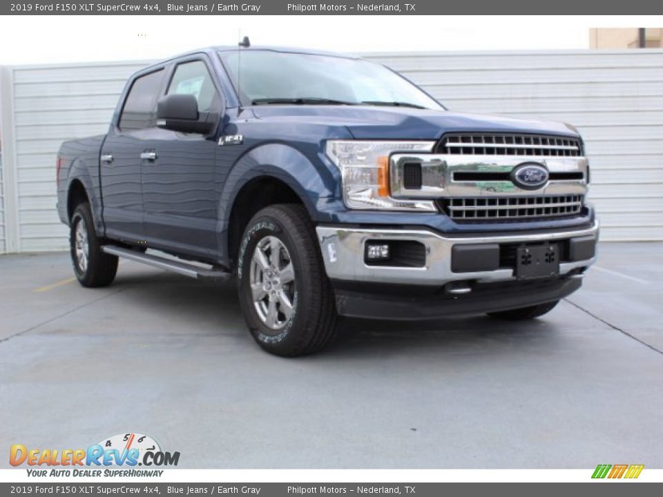 2019 Ford F150 XLT SuperCrew 4x4 Blue Jeans / Earth Gray Photo #2