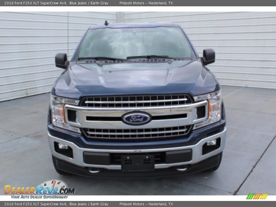 2019 Ford F150 XLT SuperCrew 4x4 Blue Jeans / Earth Gray Photo #3