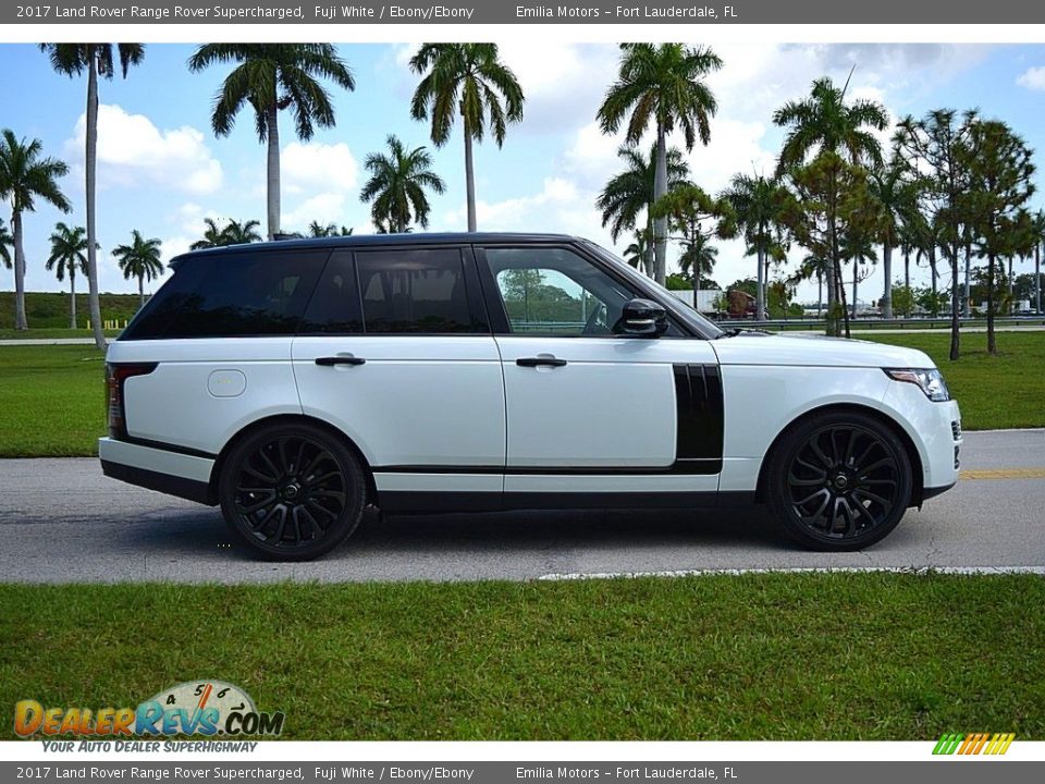 2017 Land Rover Range Rover Supercharged Fuji White / Ebony/Ebony Photo #3