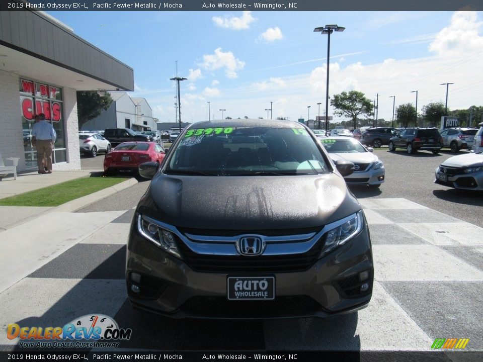 2019 Honda Odyssey EX-L Pacific Pewter Metallic / Mocha Photo #2