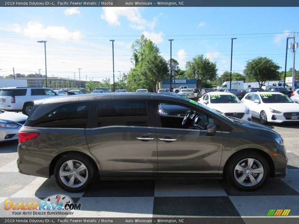 2019 Honda Odyssey EX-L Pacific Pewter Metallic / Mocha Photo #3