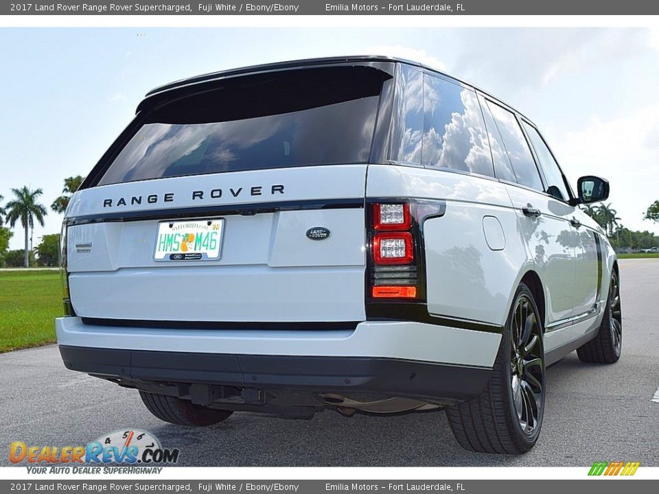 2017 Land Rover Range Rover Supercharged Fuji White / Ebony/Ebony Photo #6
