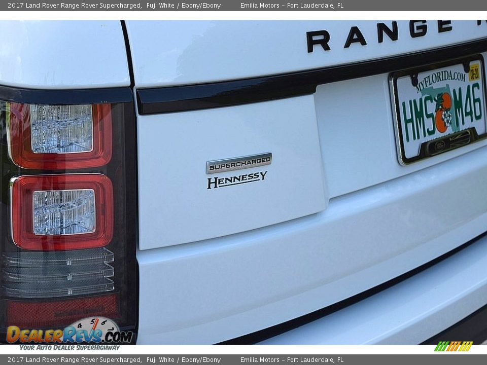 2017 Land Rover Range Rover Supercharged Fuji White / Ebony/Ebony Photo #7