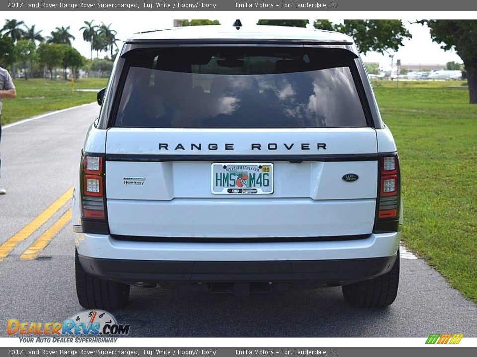 2017 Land Rover Range Rover Supercharged Fuji White / Ebony/Ebony Photo #10