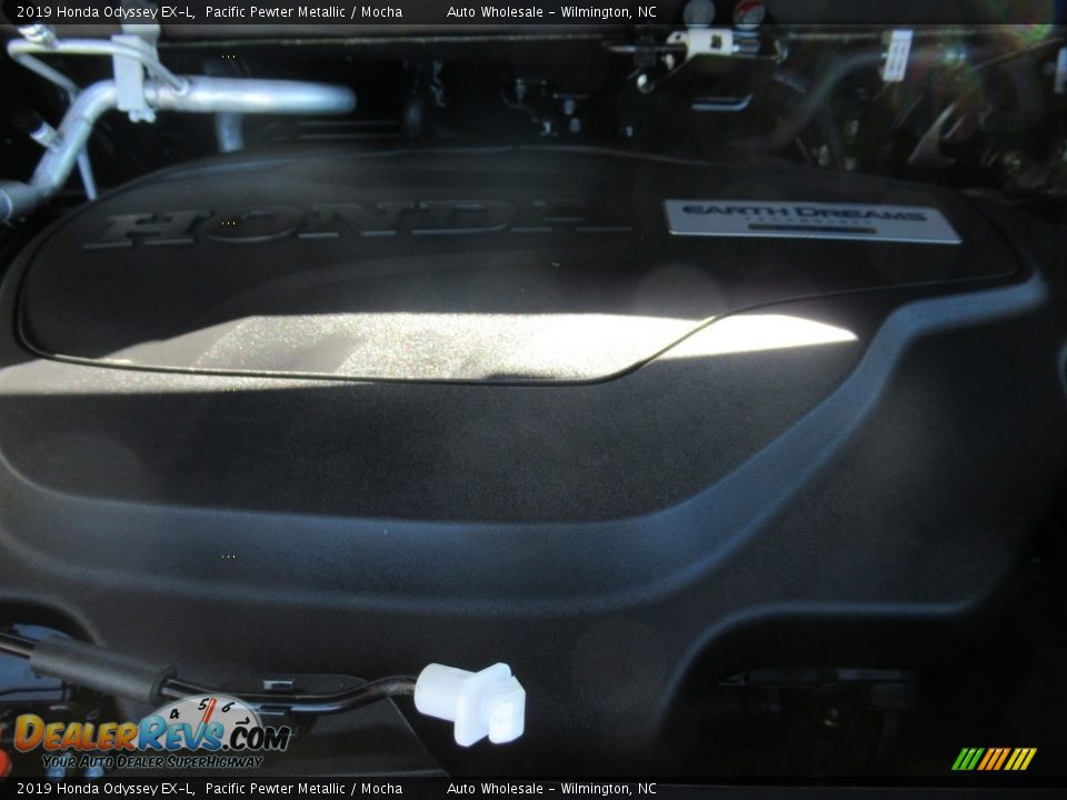 2019 Honda Odyssey EX-L Pacific Pewter Metallic / Mocha Photo #6