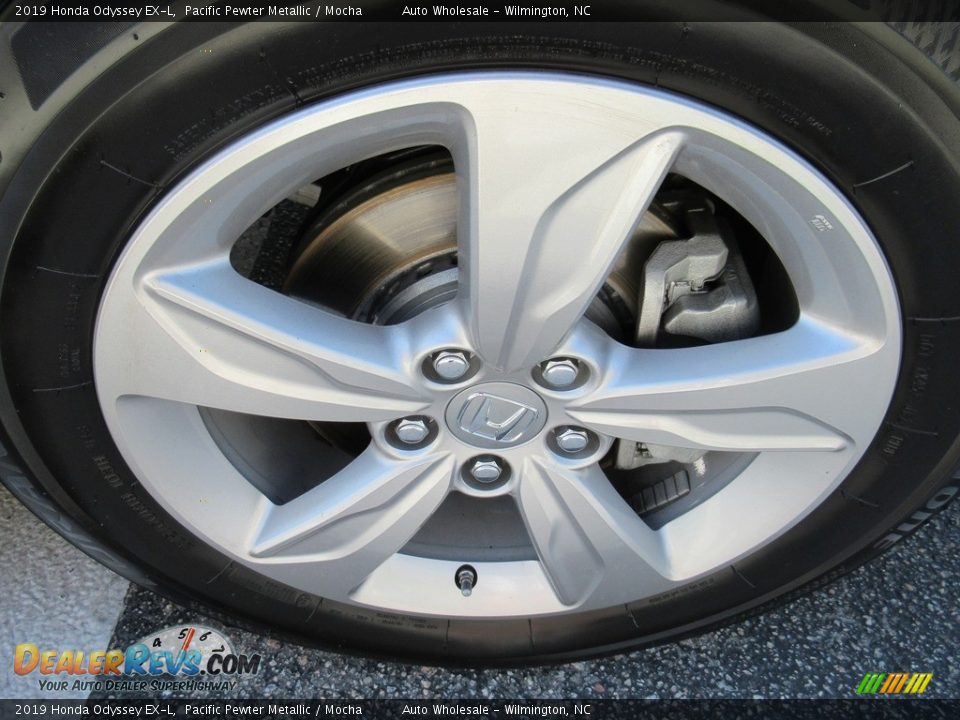 2019 Honda Odyssey EX-L Pacific Pewter Metallic / Mocha Photo #7