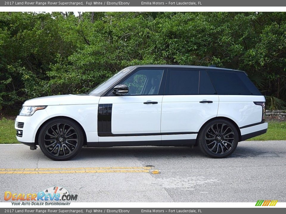 2017 Land Rover Range Rover Supercharged Fuji White / Ebony/Ebony Photo #12