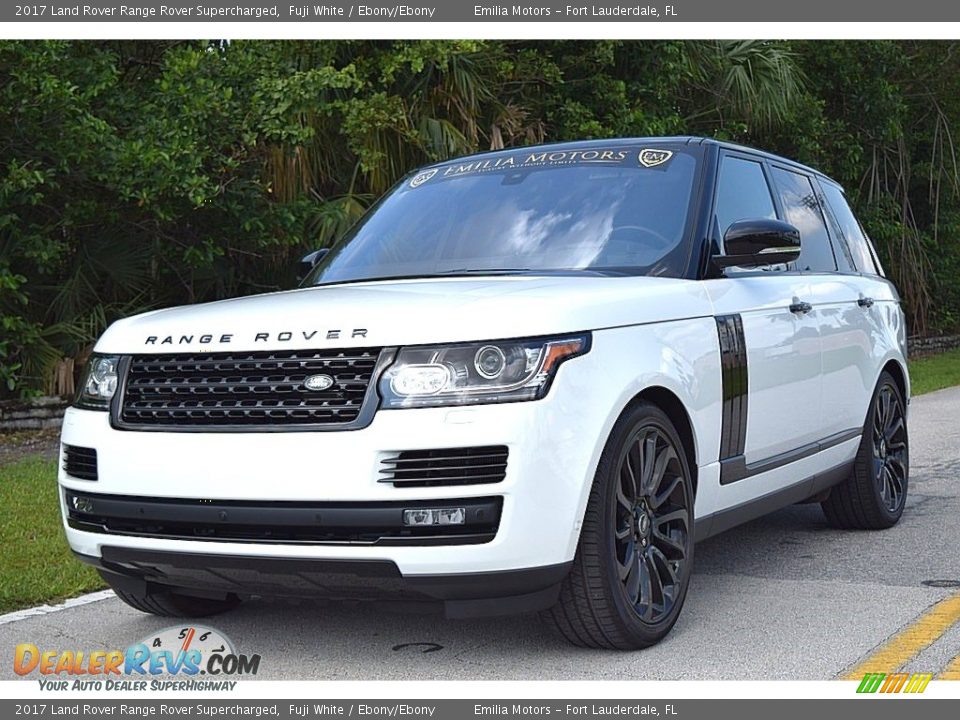 2017 Land Rover Range Rover Supercharged Fuji White / Ebony/Ebony Photo #13