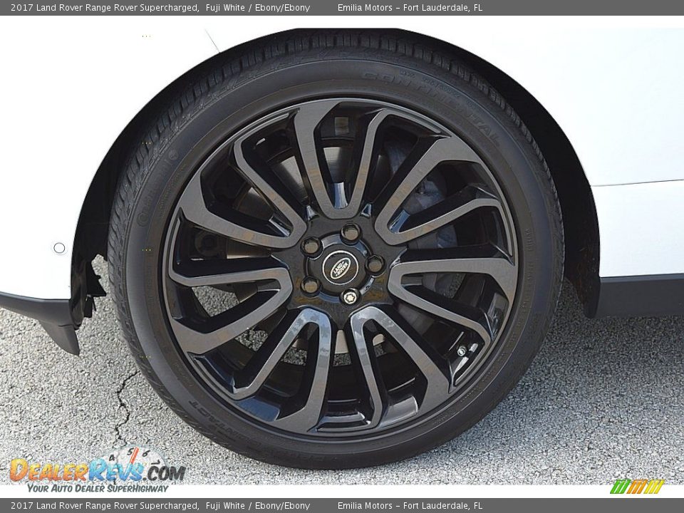 2017 Land Rover Range Rover Supercharged Fuji White / Ebony/Ebony Photo #14