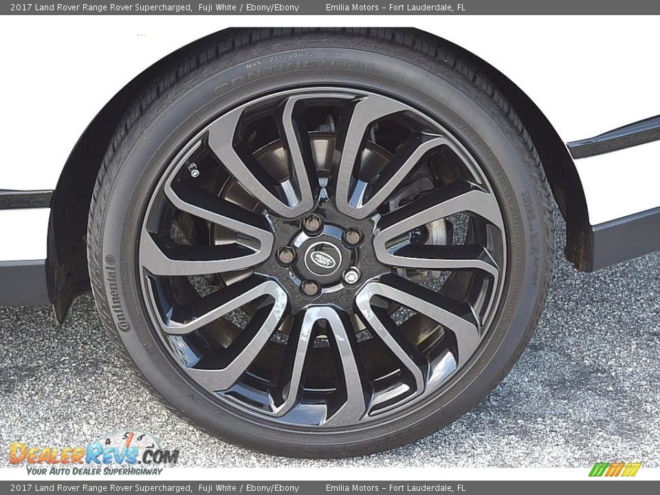 2017 Land Rover Range Rover Supercharged Fuji White / Ebony/Ebony Photo #15