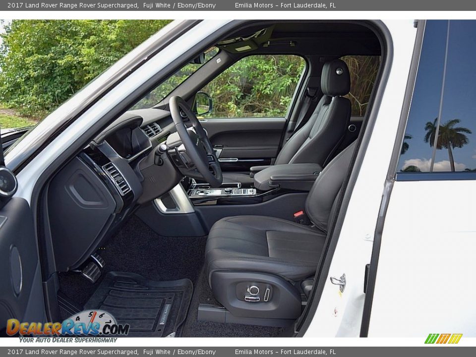 2017 Land Rover Range Rover Supercharged Fuji White / Ebony/Ebony Photo #16