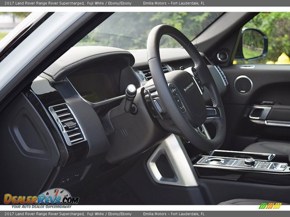 2017 Land Rover Range Rover Supercharged Fuji White / Ebony/Ebony Photo #17