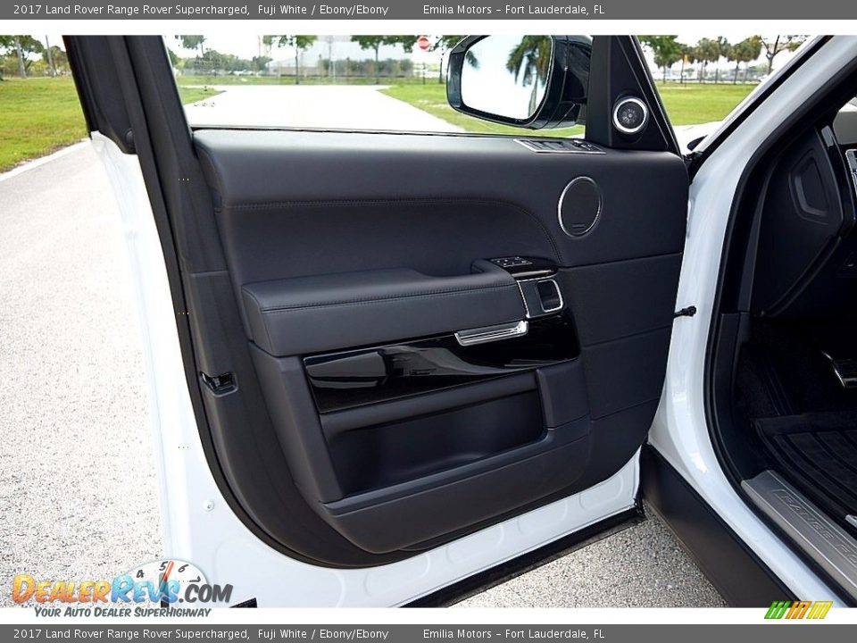 2017 Land Rover Range Rover Supercharged Fuji White / Ebony/Ebony Photo #21