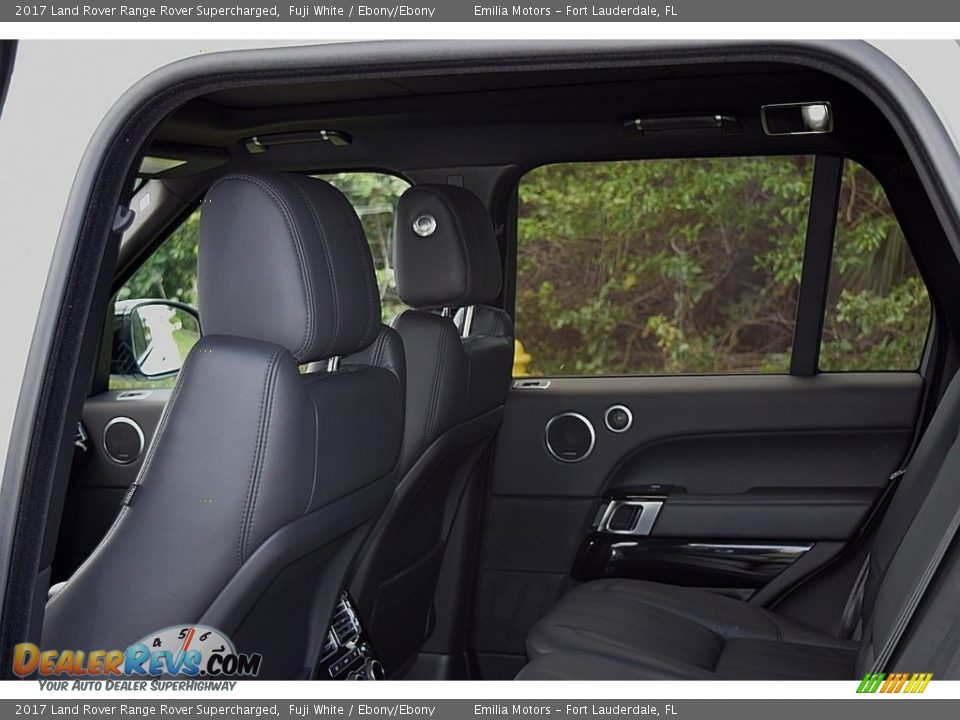 2017 Land Rover Range Rover Supercharged Fuji White / Ebony/Ebony Photo #24