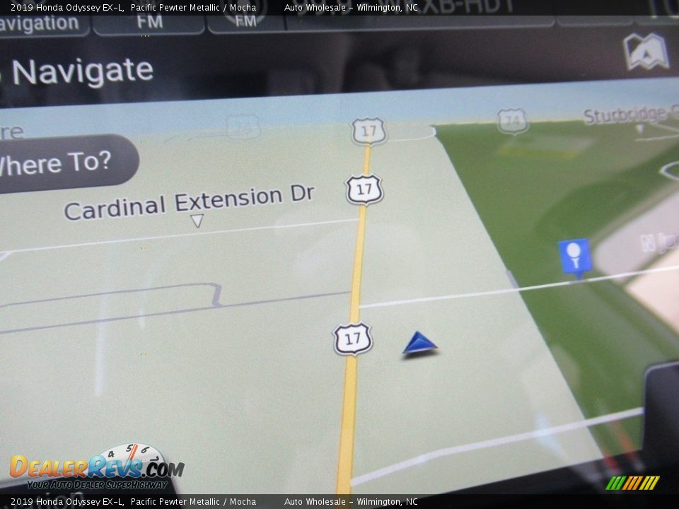 2019 Honda Odyssey EX-L Pacific Pewter Metallic / Mocha Photo #16