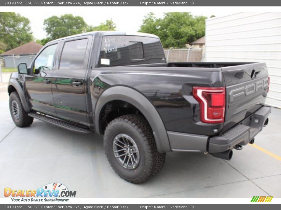 2019 Ford F150 SVT Raptor SuperCrew 4x4 Agate Black / Raptor Black Photo #5