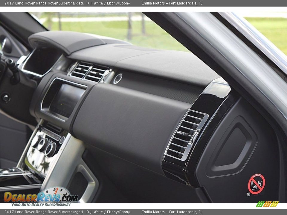 2017 Land Rover Range Rover Supercharged Fuji White / Ebony/Ebony Photo #27