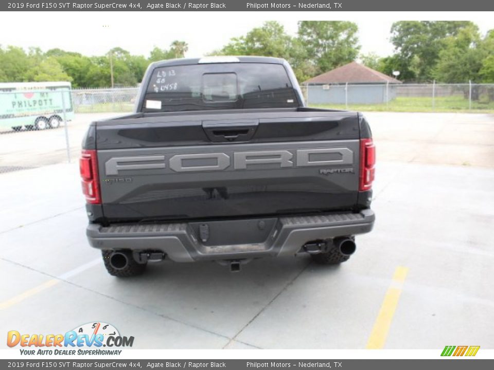 2019 Ford F150 SVT Raptor SuperCrew 4x4 Agate Black / Raptor Black Photo #6