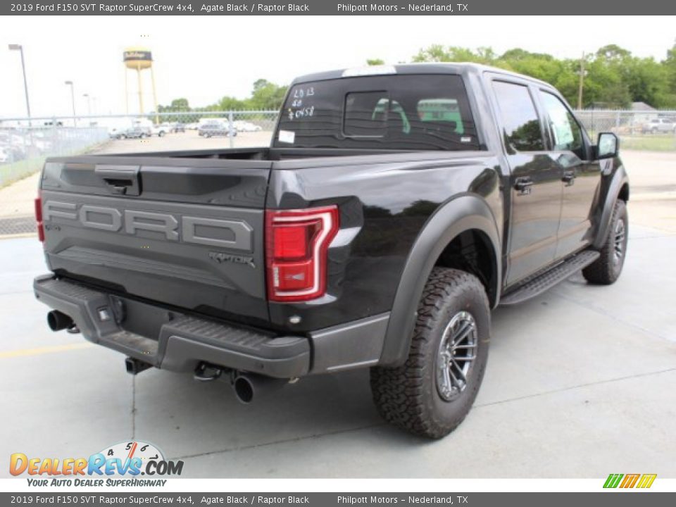 2019 Ford F150 SVT Raptor SuperCrew 4x4 Agate Black / Raptor Black Photo #7