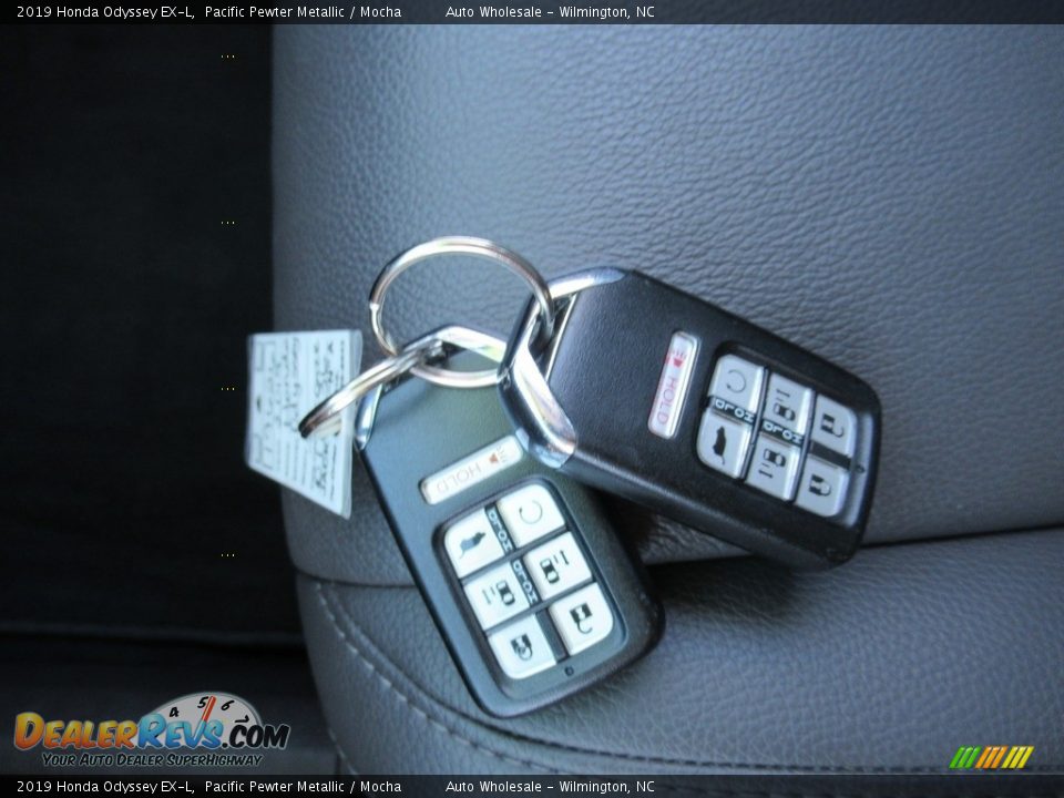 2019 Honda Odyssey EX-L Pacific Pewter Metallic / Mocha Photo #20