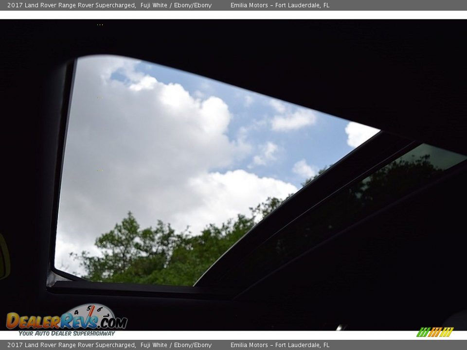 2017 Land Rover Range Rover Supercharged Fuji White / Ebony/Ebony Photo #34