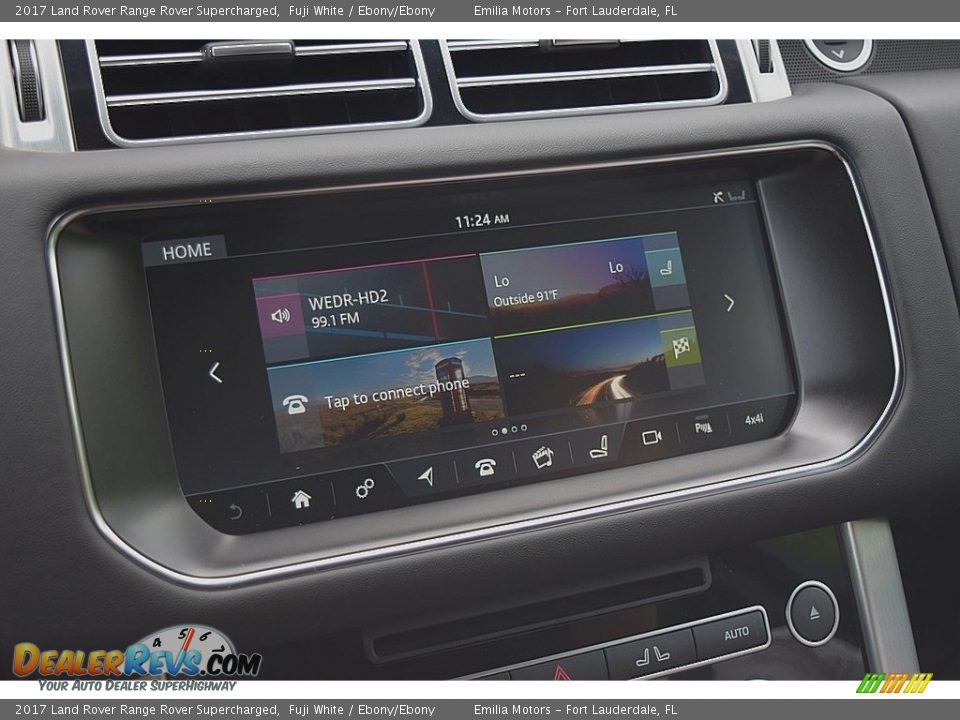 2017 Land Rover Range Rover Supercharged Fuji White / Ebony/Ebony Photo #38