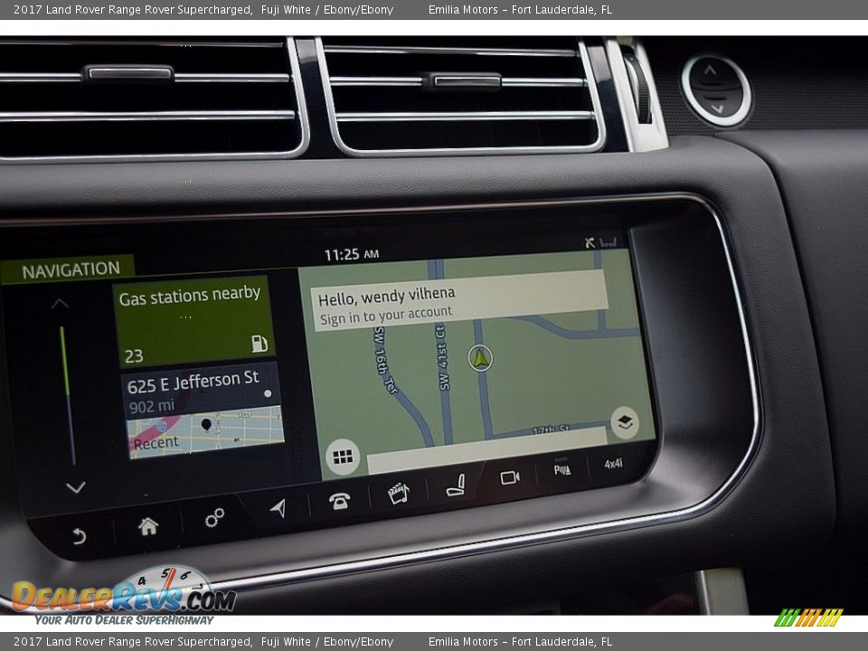 2017 Land Rover Range Rover Supercharged Fuji White / Ebony/Ebony Photo #39